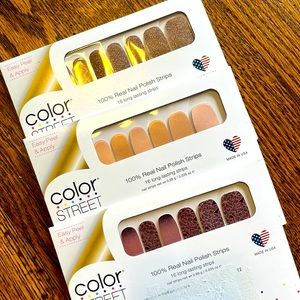 ColorStreet Nail Strips 3-pack Blush/Pink